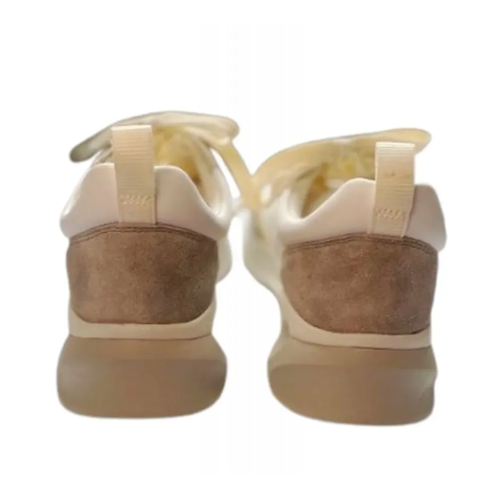 Tory Burch Good Luck Trainer Sneakers w/Suede Trim Size 8M